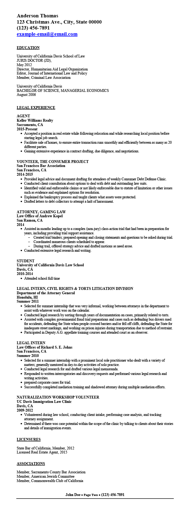 government attorney resume samples templates tips attorneyresume com example of government resumes